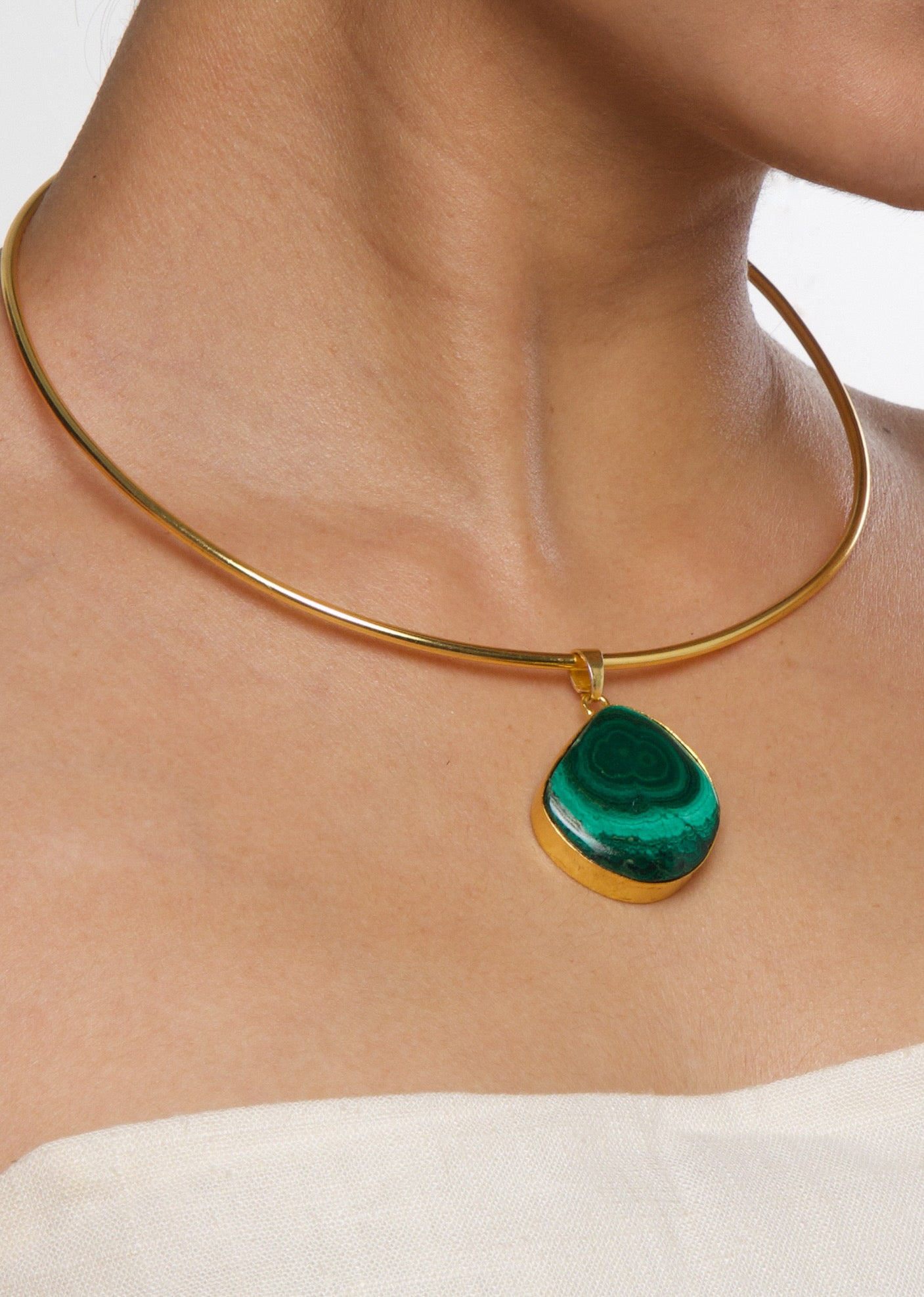 Sage necklace